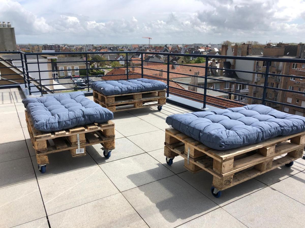 Ferienwohnung Seaview Penthouse Ostende Exterior foto